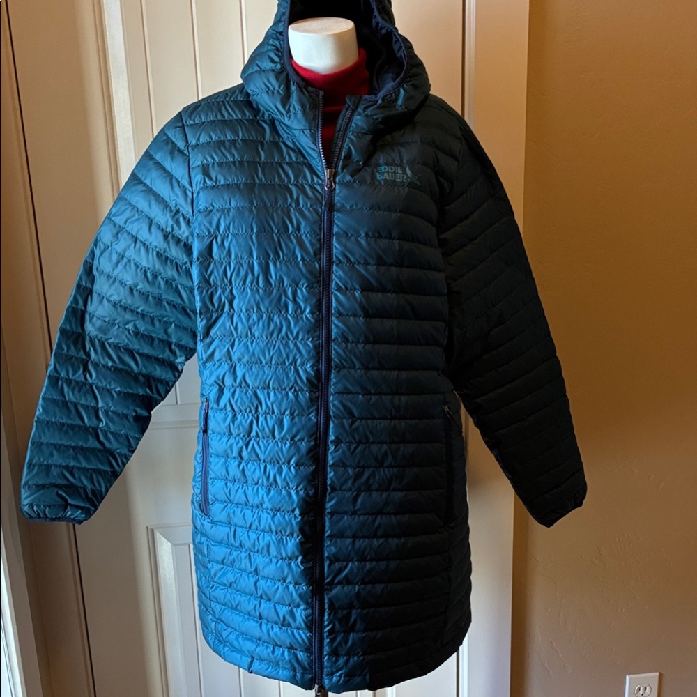 Eddie Bauer Women’s bright Blue Quilted Puffer Jacket